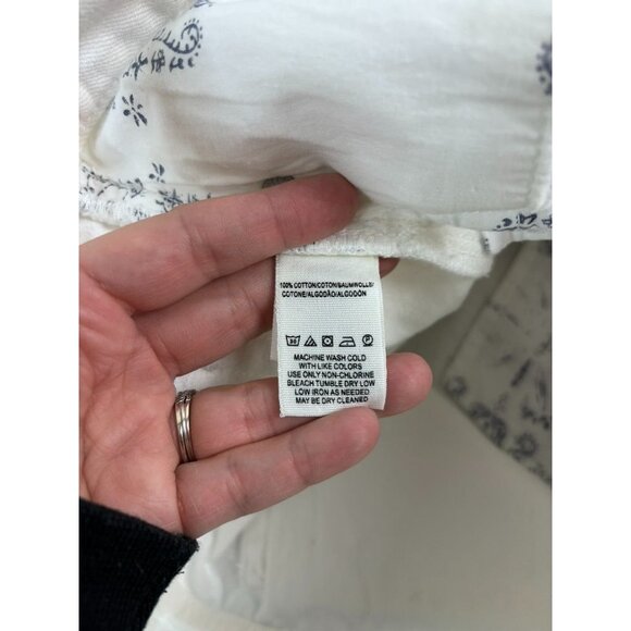 Free People women's 28 white denim cutoff high rise‎ distressed casual shorts - Picture 6 of 6